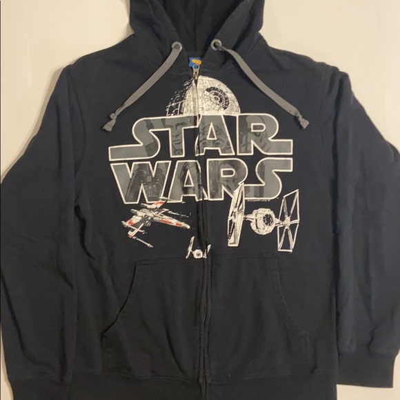 2014 Star Wars Death Star Zip-Up Sweatshirt